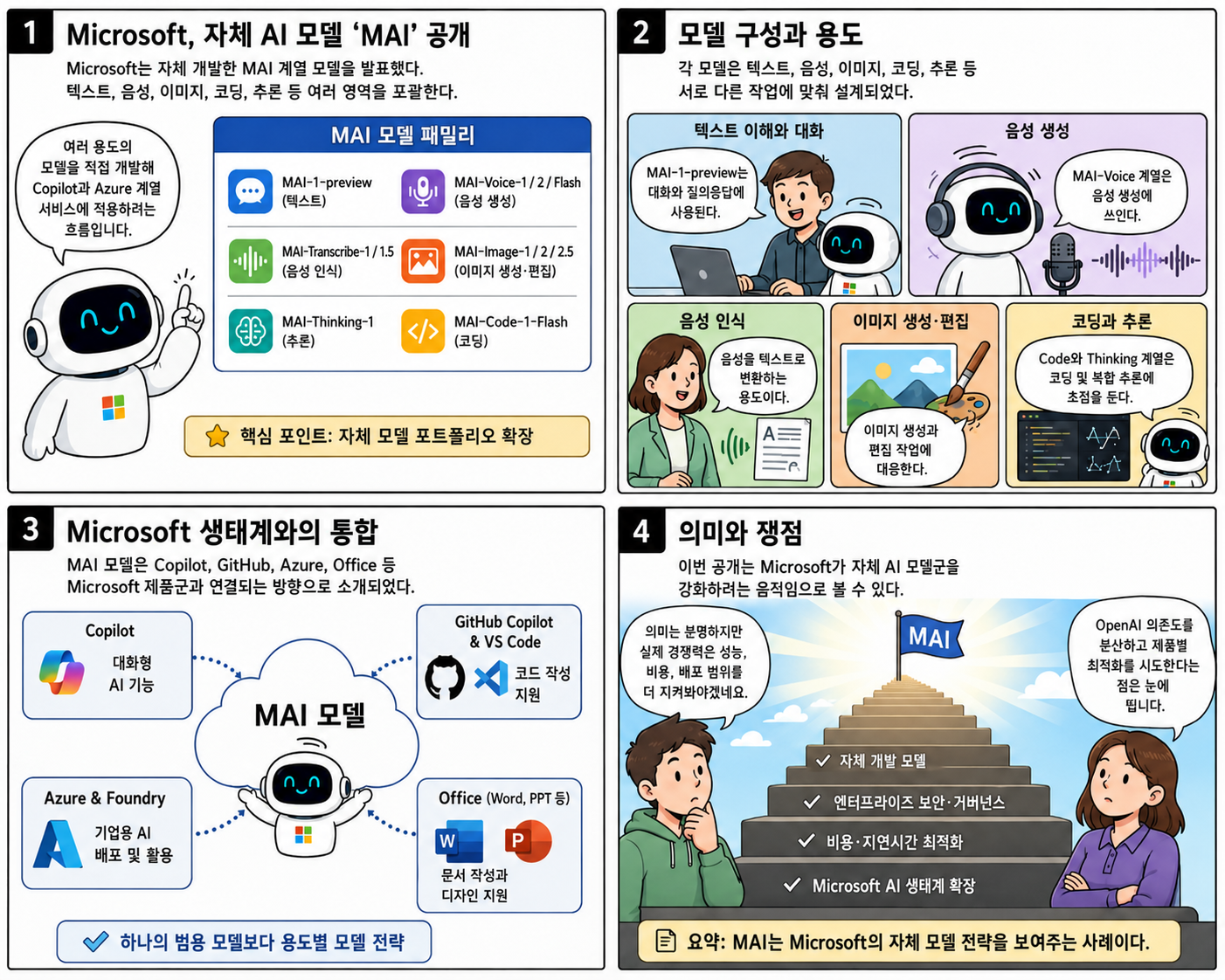 Microsoft, 독자 AI 모델 ‘MAI’ 발표